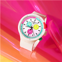 Orologio Swatch in Plastica SB06W100 - SB06W100